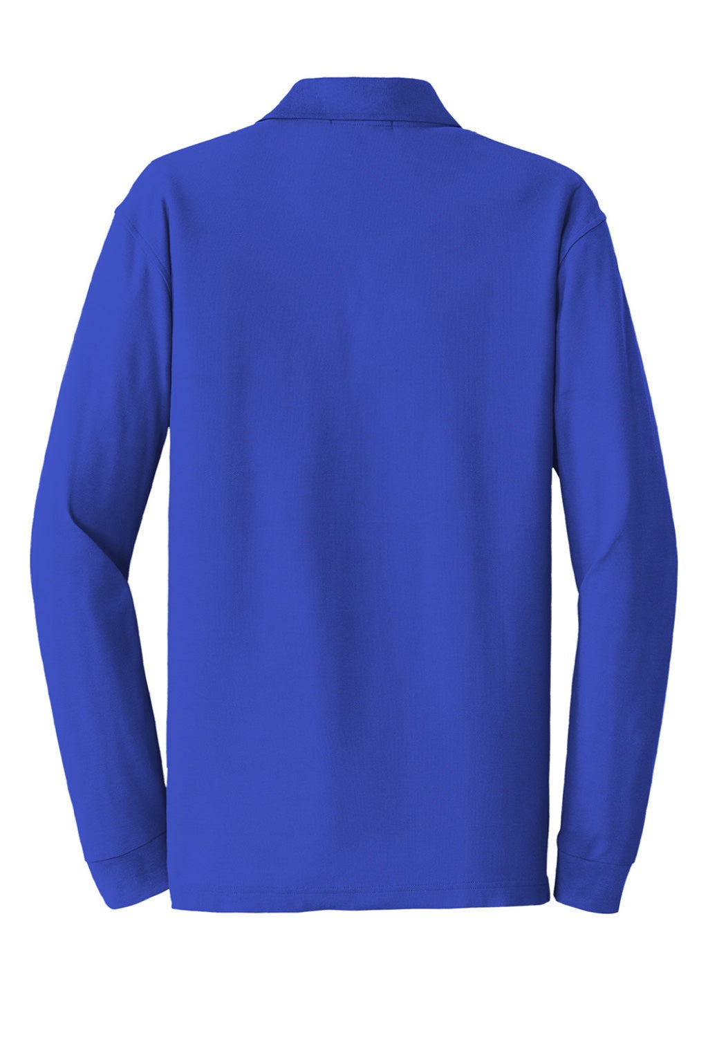 Mens Core Classic Long Sleeve Polo Shirt - True Royal Blue