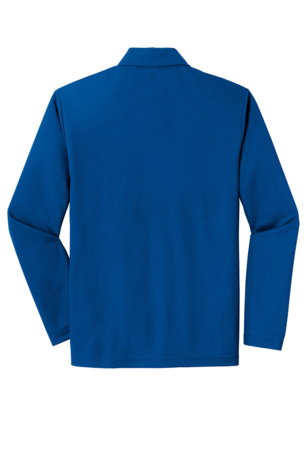 Sport-Tek Mens RacerMesh Moisture Wicking Long Sleeve Polo Shirt - True Royal Blue