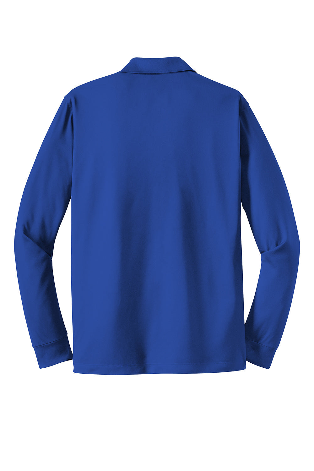 Sport-Tek Mens Sport-Wick Moisture Wicking Long Sleeve Polo Shirt - True Royal Blue