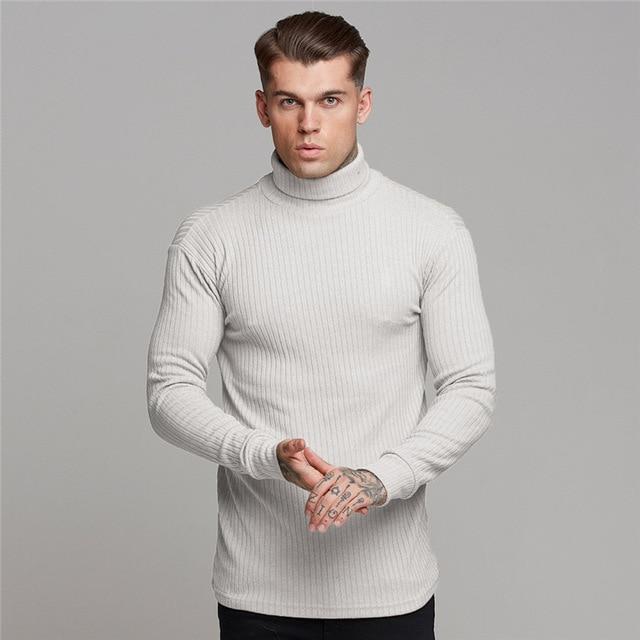 Autumn Fashion Men's T-shirt Sweater O-Neck Slim