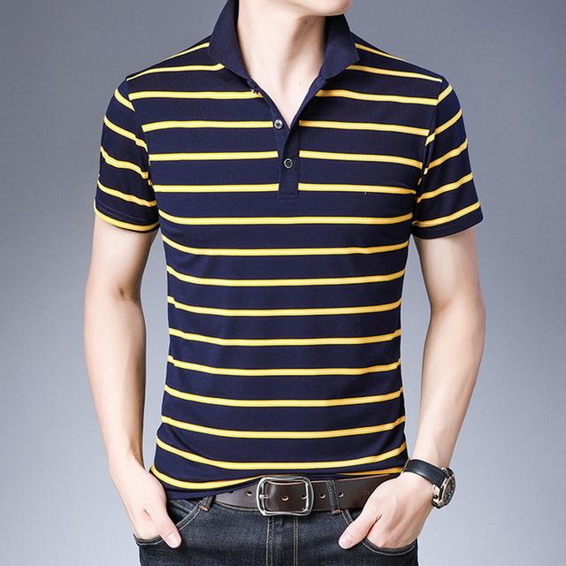 Casual Polo Shirts Short Sleeve Men Summer Cotton Breathable