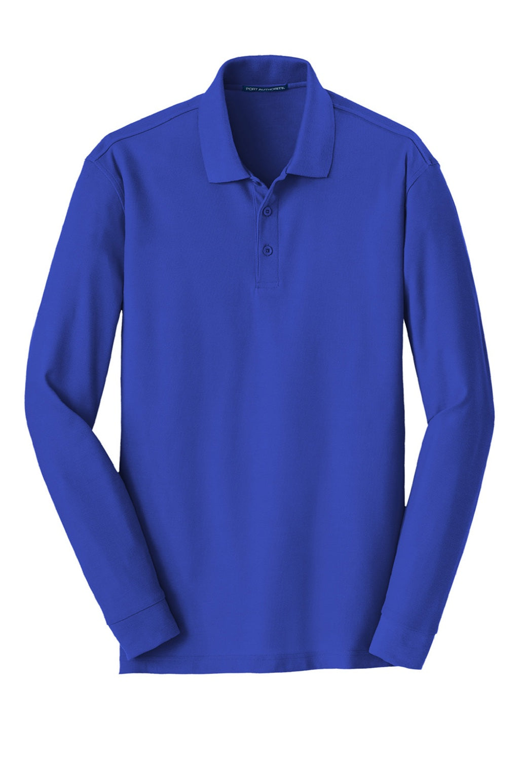 Mens Core Classic Long Sleeve Polo Shirt - True Royal Blue