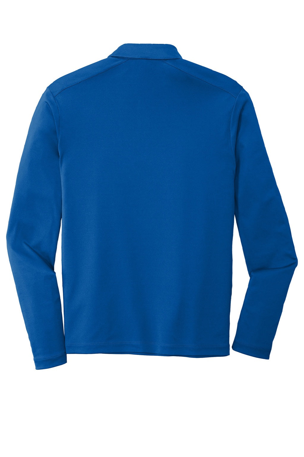 Sport-Tek Mens Moisture Wicking Long Sleeve Polo Shirt - True Royal Blue