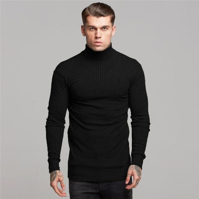 Autumn Fashion Men's T-shirt Sweater O-Neck Slim