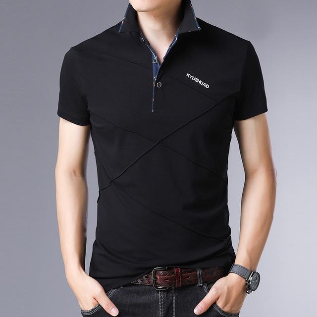 Casual Polo Shirts Short Sleeve Men Summer Cotton Breathable