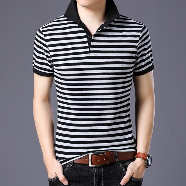 Casual Polo Shirts Short Sleeve Men Summer Cotton Breathable