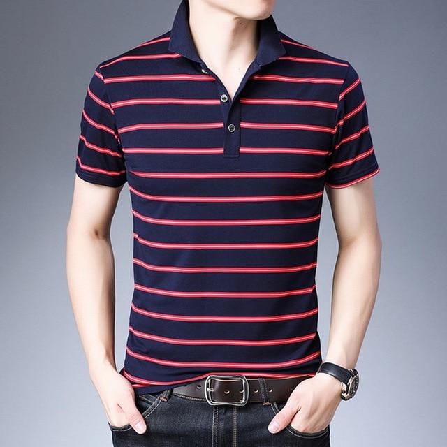 Casual Polo Shirts Short Sleeve Men Summer Cotton Breathable
