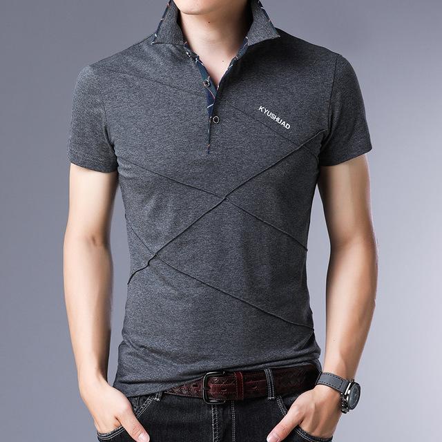 Casual Polo Shirts Short Sleeve Men Summer Cotton Breathable