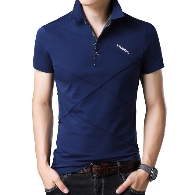 Casual Polo Shirts Short Sleeve Men Summer Cotton Breathable