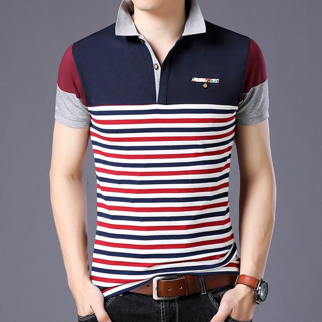 Casual Polo Shirts Short Sleeve Men Summer Cotton Breathable