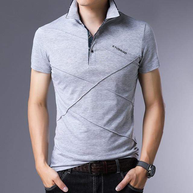 Casual Polo Shirts Short Sleeve Men Summer Cotton Breathable