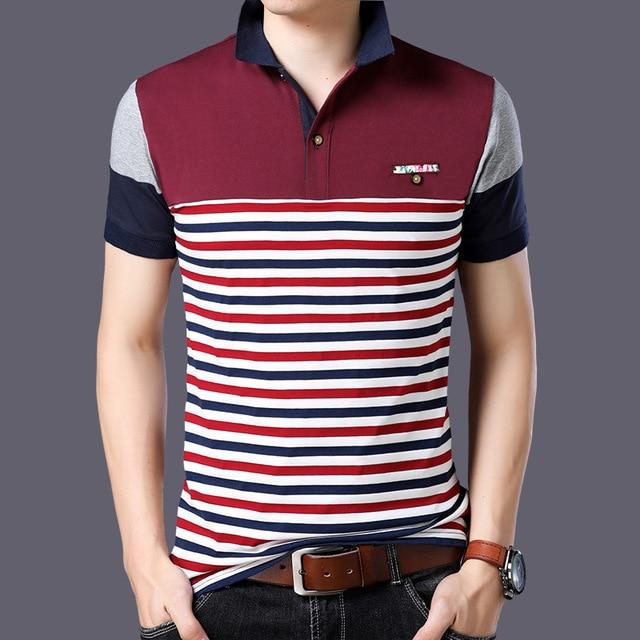 Casual Polo Shirts Short Sleeve Men Summer Cotton Breathable