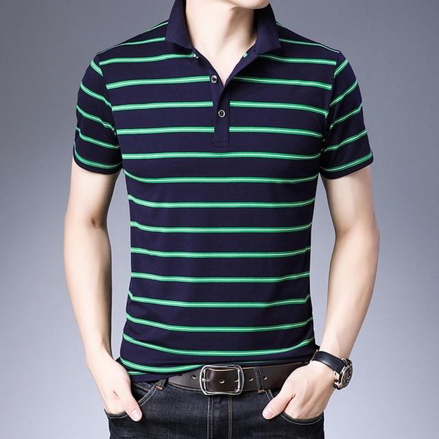 Casual Polo Shirts Short Sleeve Men Summer Cotton Breathable