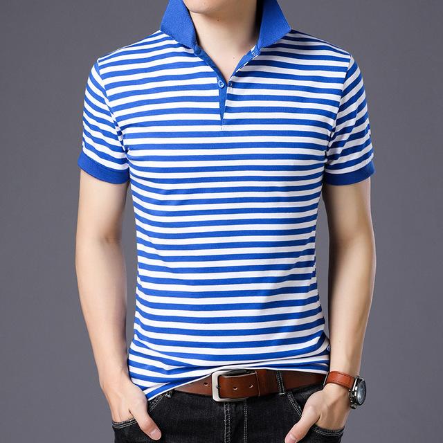 Casual Polo Shirts Short Sleeve Men Summer Cotton Breathable