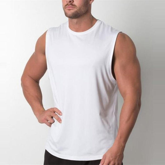 New Plain Tank Top Men Bodybuilding singlet Gyms Stringer