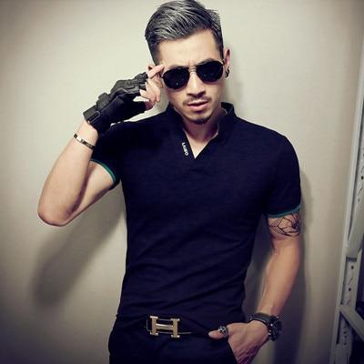 New Arrival Cotton Men Polo Shirt Tops Fashion Brand Plus