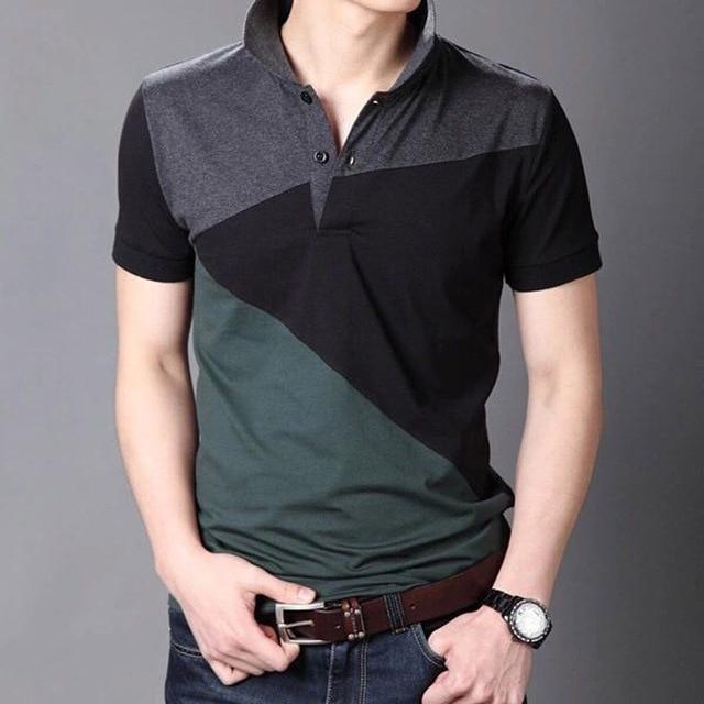 Casual Polo Shirts Short Sleeve Men Summer Cotton Breathable
