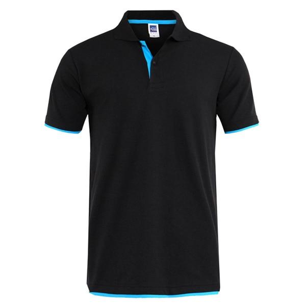 Shirt Brands Clothing 2019 Short Sleeve Summer Shirt Man Black